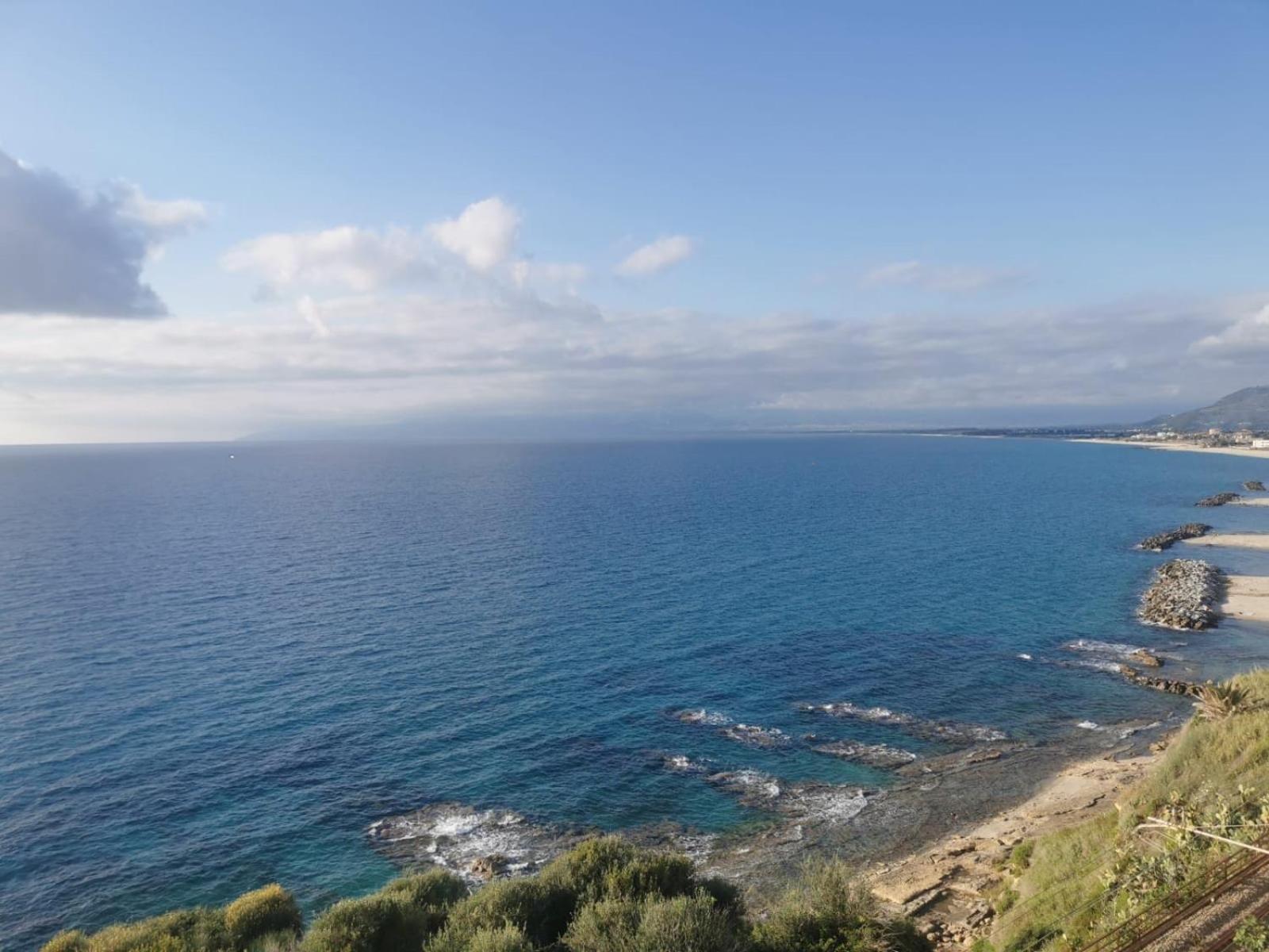 הוילה פיצו Vistamare Piedigrotta Casa Sul Mare מראה חיצוני תמונה